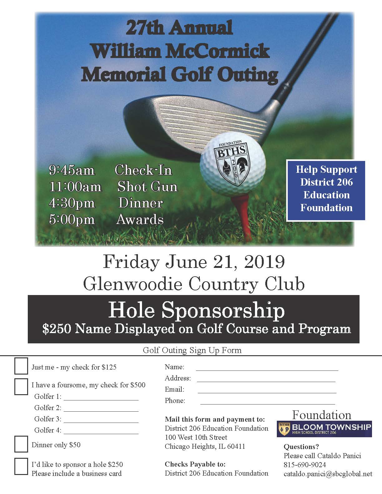 Bloom Township District 206 District 206 Education Foundation