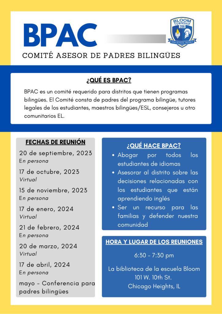 BPAC Flyer Updated Spanish