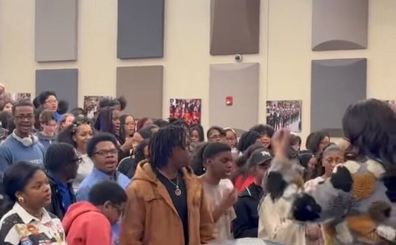 Image for the Tweet beginning: Tonight our choir students will