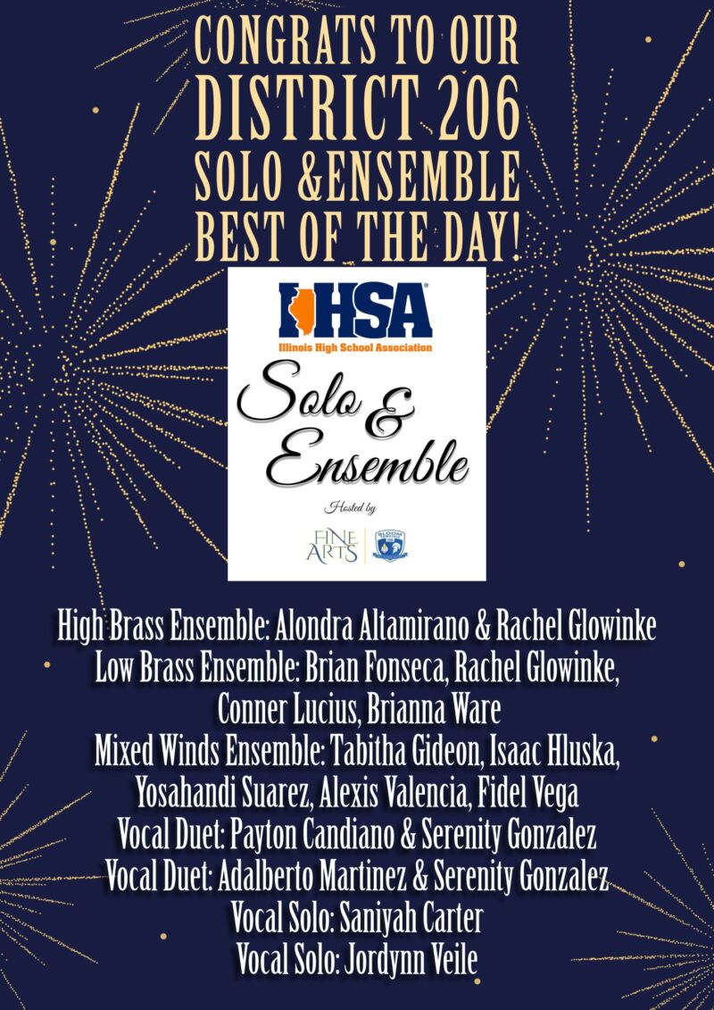 Image for the Tweet beginning: Congrats to our District 206