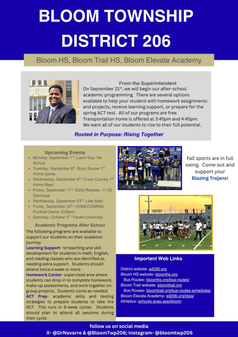 Image for the Tweet beginning: @DrNavarre @DrJLAnderson @BTHSPrincipal @BloomTwpSports @BlazerBookBox
