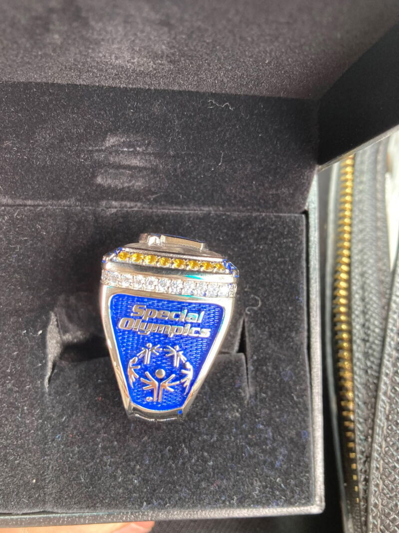 Image for the Tweet beginning: Ring Ceremony for Special Olympics